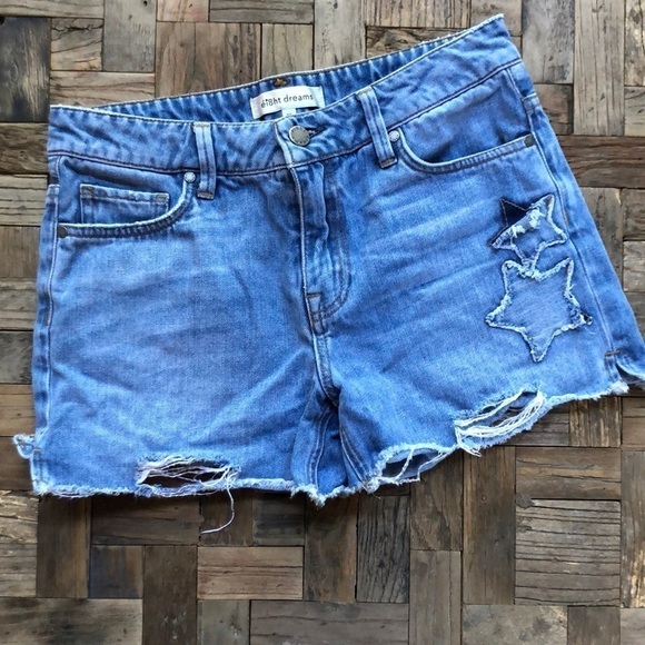 Eight Dreams Cutoff Denim Shorts - Picture 1 of 6